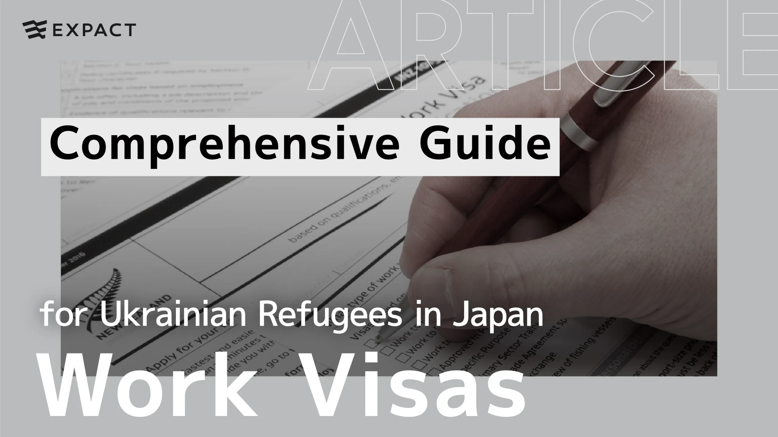 A Comprehensive Guide to Work Visas for Ukrainian Refugees in Japan