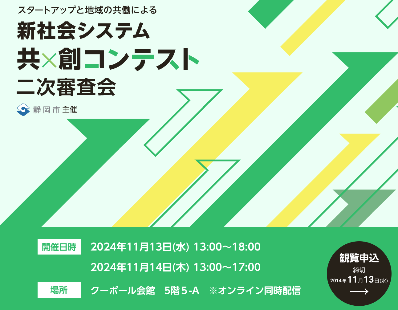 静岡の未来を創造する21チームの熱い共創ピッチバトル！