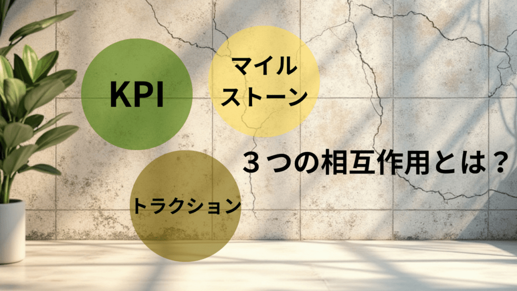 KPI・マイルストーン・トラクションの関係性とは？＿スタートアップのための具体例まで解説＿